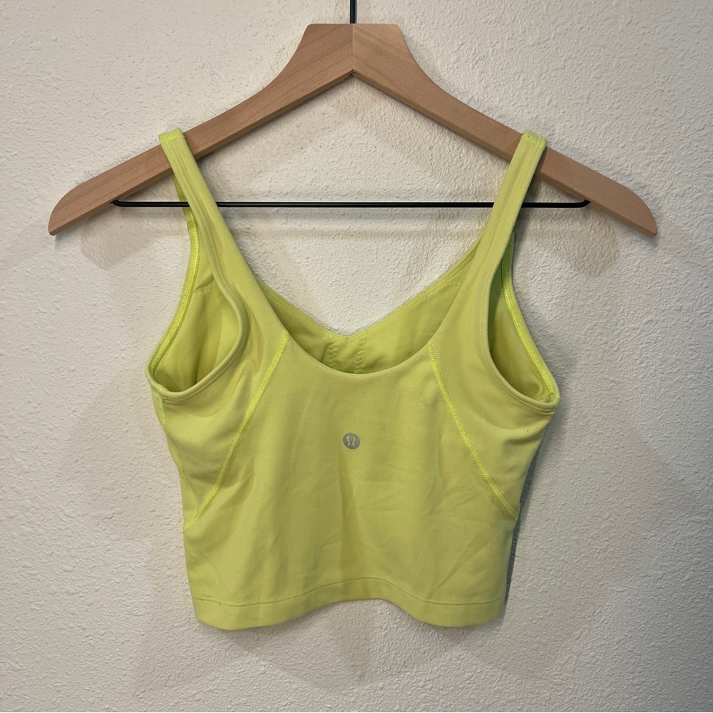 Lululemon Align Tank Top in Electric Lemon | Size 2 - Picture 2 of 5